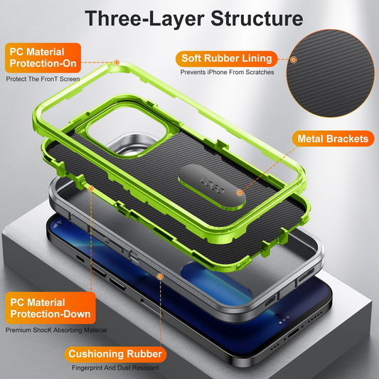 Coque de Protection Premium à Triple Couche – Sécurité Maximale pour Votre IPhone